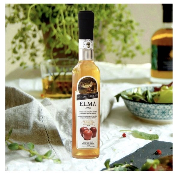 Niğde Sirkesi (ELMA)  250 Ml Cam şişe